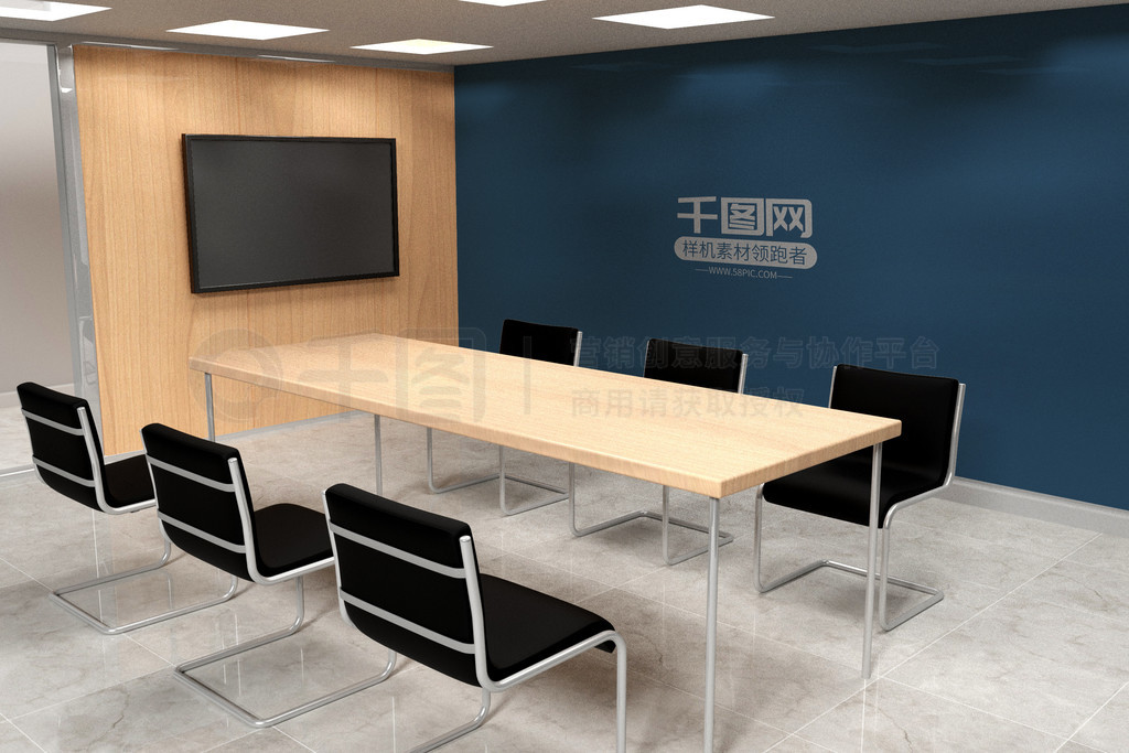 商务会议室样机矢量图免费下载_psd格式_3000像素_编号18657358 品牌管理